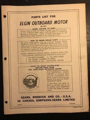 elgin 12 hp outboard motor